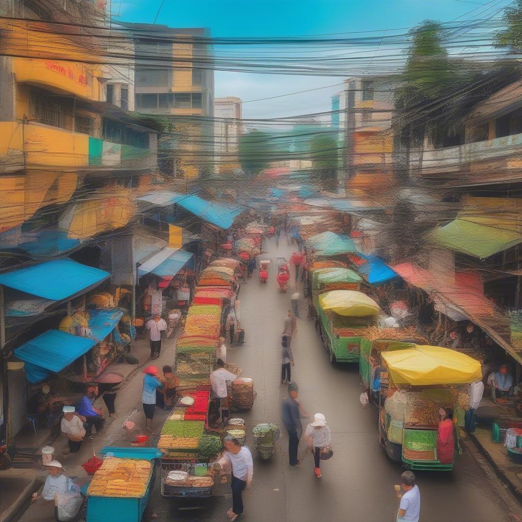 Street Food Vendors in Vietnam