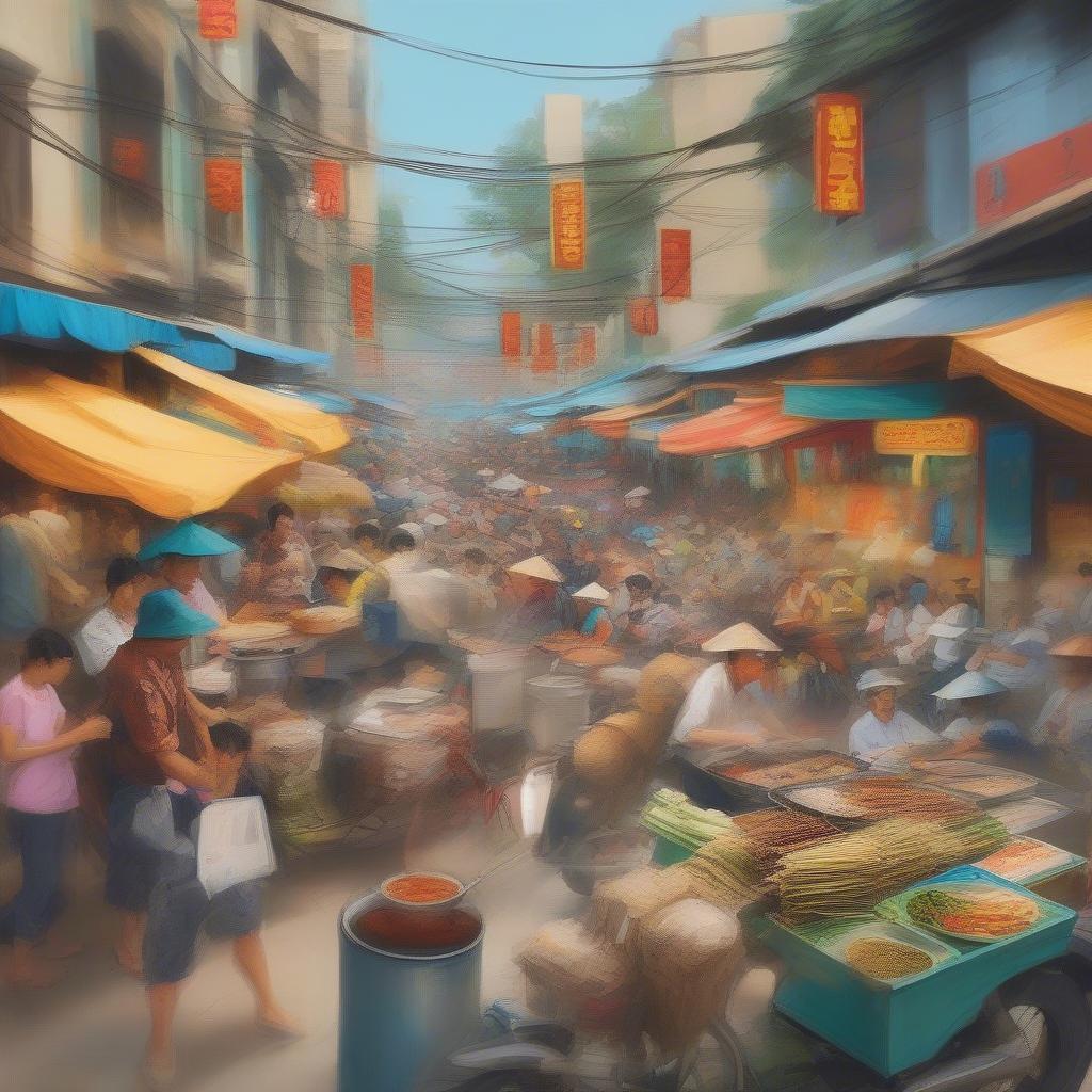 Vietnamese street food vendors and their potential influence on political discussions