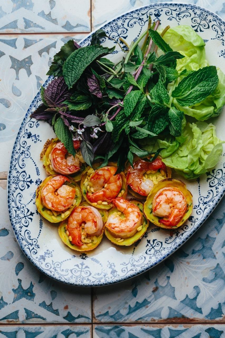 Fresh Ingredients for Vietnamese Sweet Coconut Pancakes