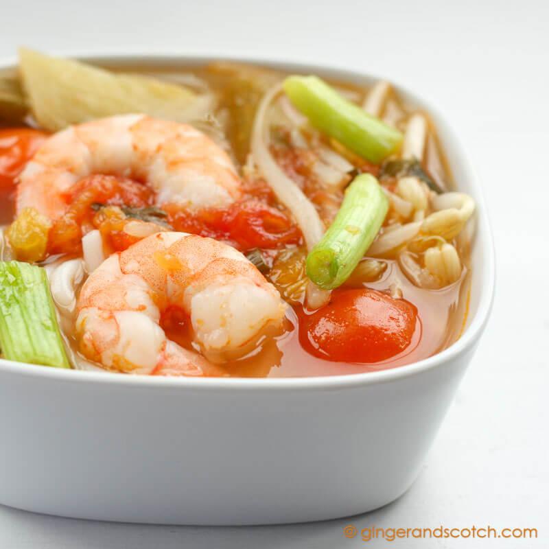 Vietnamese Tamarind Sweet Soup Ingredients at Com Com Restaurant