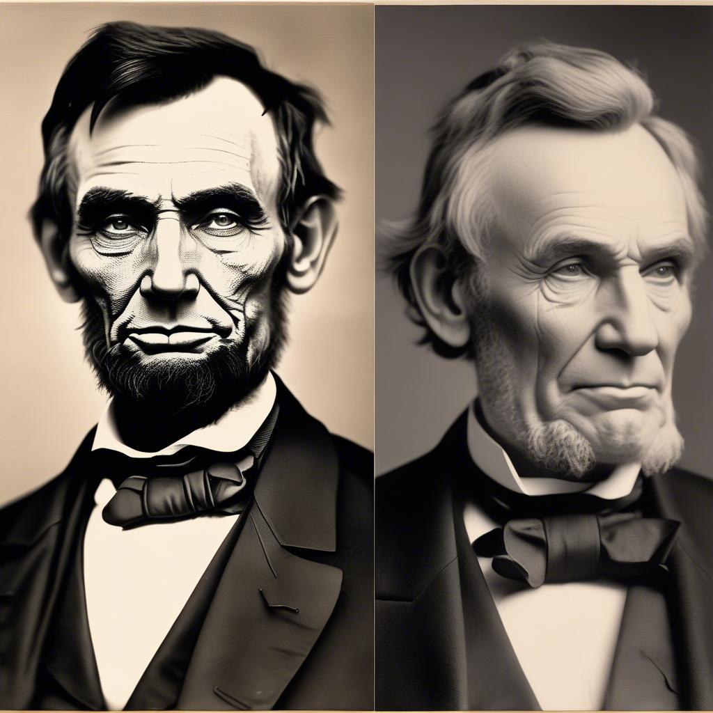 Abraham Lincoln and Andrew Johnson during Reconstruction Era