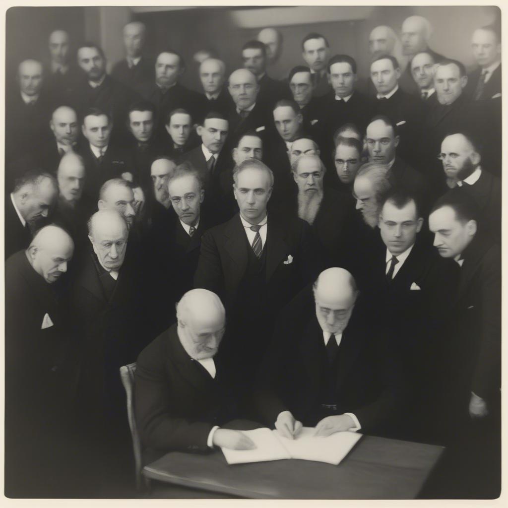 Amsterdam Ghetto Jewish Council Meeting