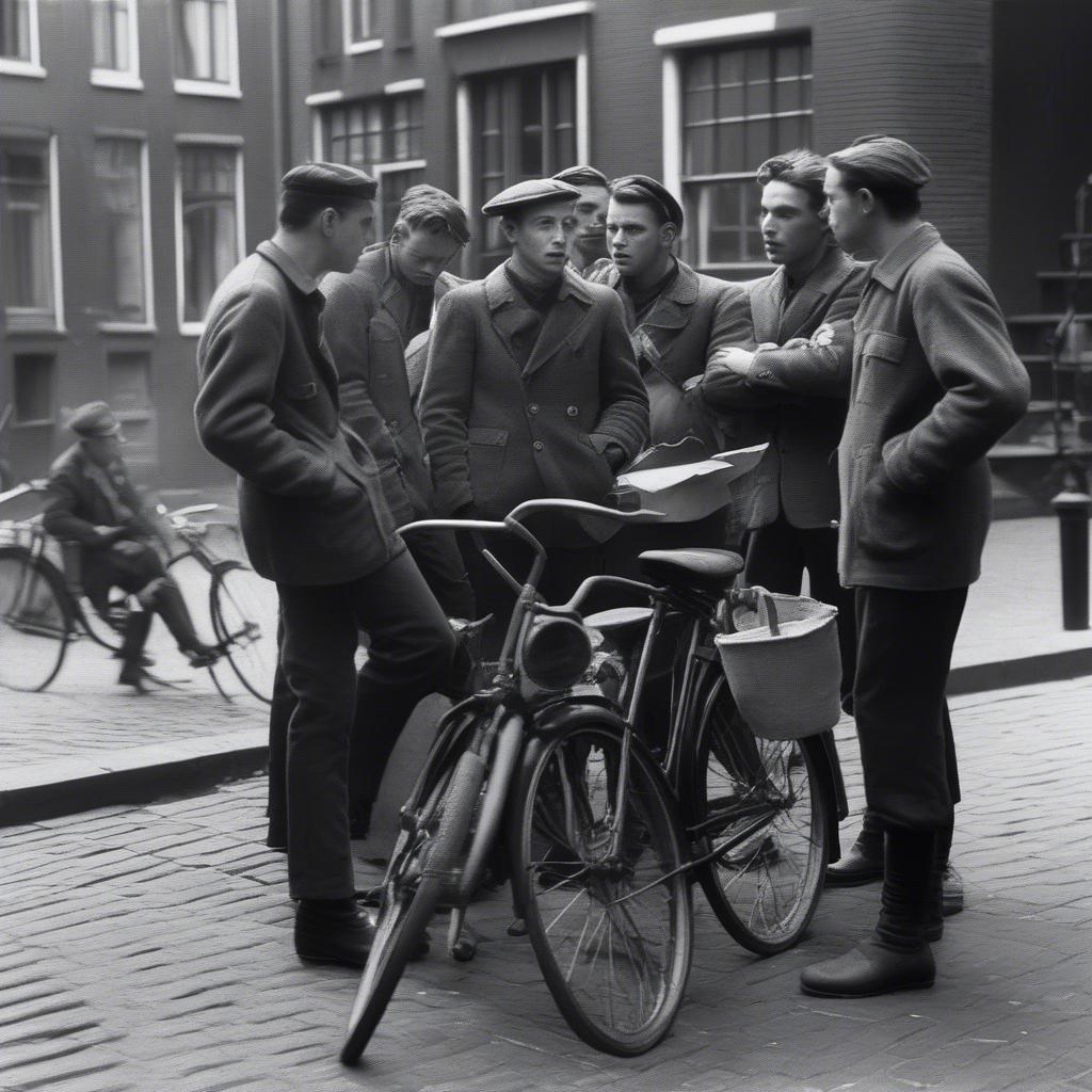 Amsterdam Resistance Fighters During WWII