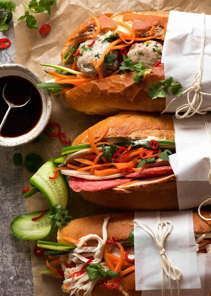 Vietnamese Banh Mi Sandwich