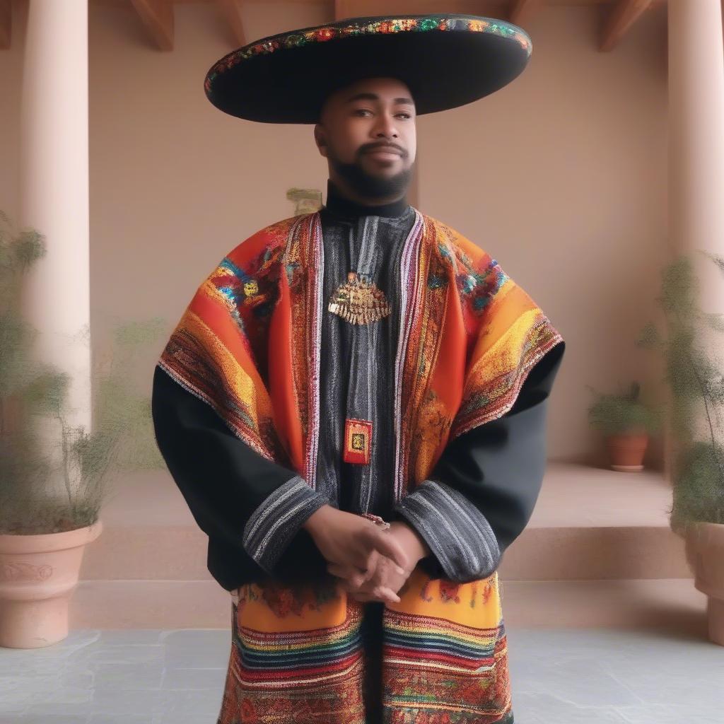 Black Girl Engaging with Mexican Culture on TikTok