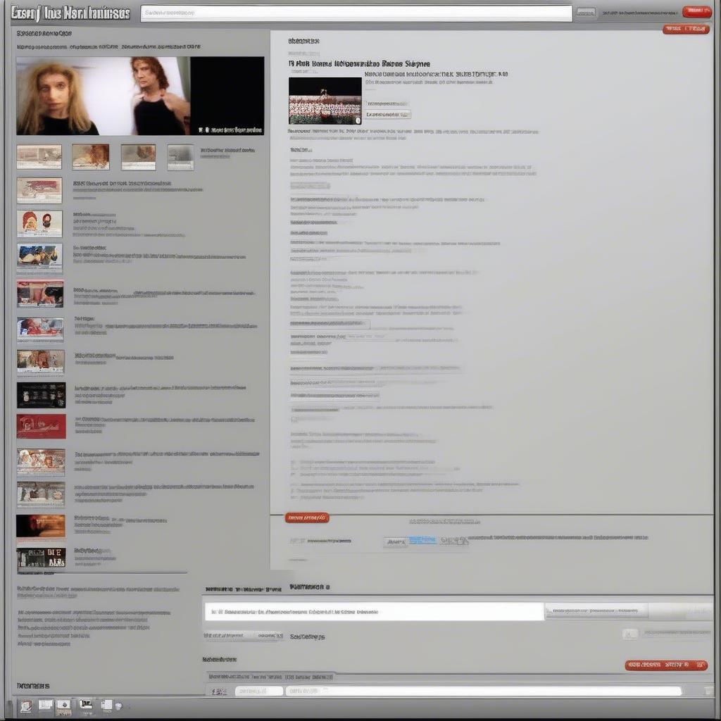 Early YouTube Interface Screenshot