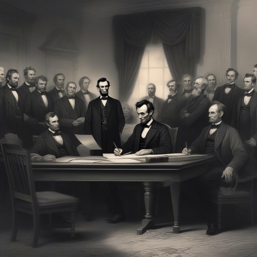 Emancipation Proclamation Signing Ceremony