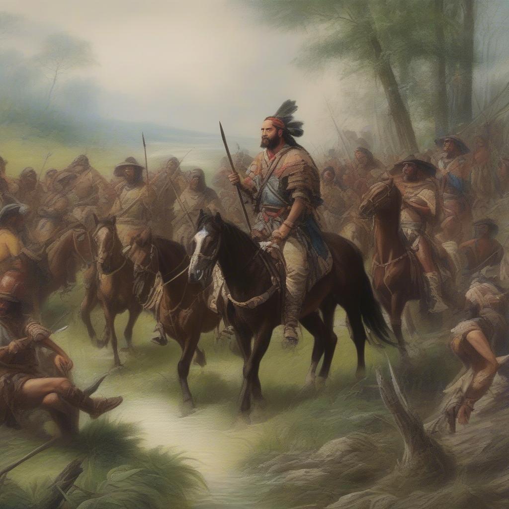 Hernando de Soto Exploring Georgia