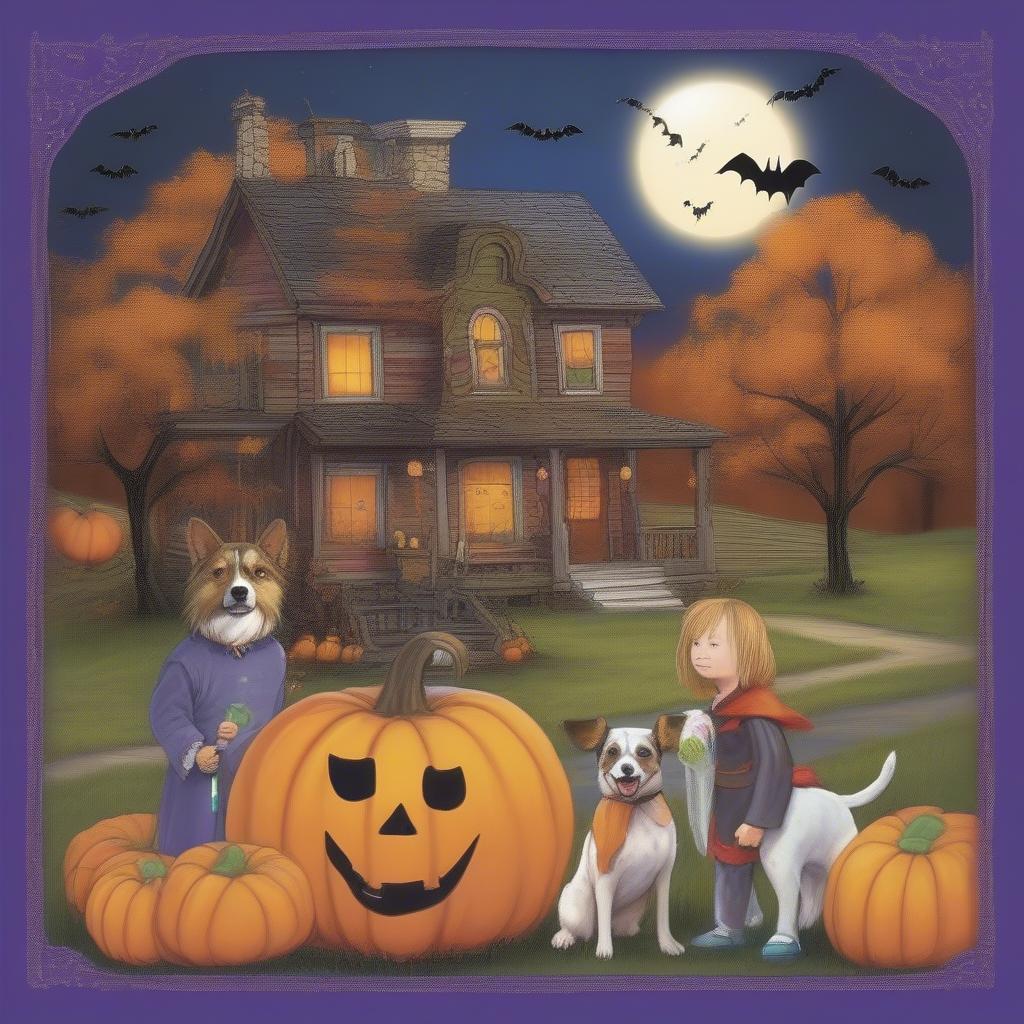 Hollow Creek Halloween Celebration with Patches the Hero Dog