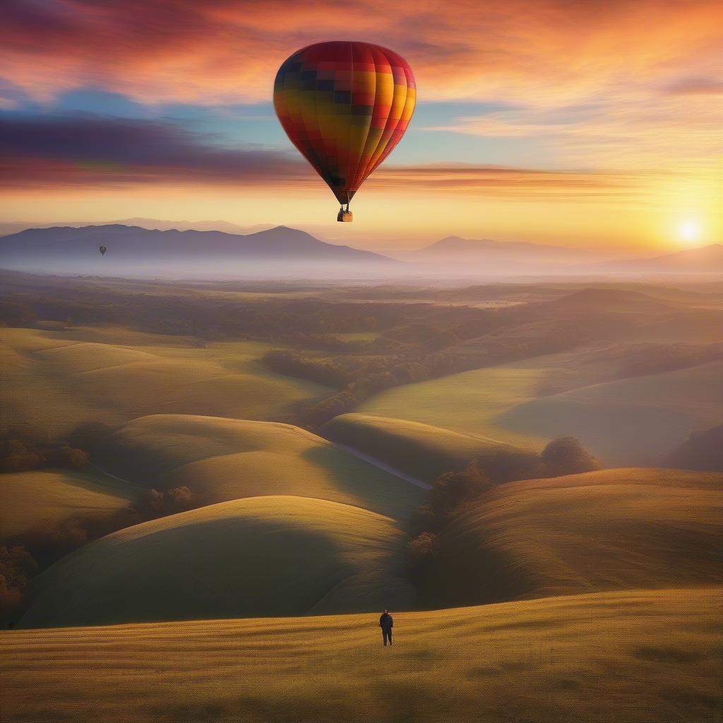 Hot Air Balloon Ride Gift for Man Who Has Everything