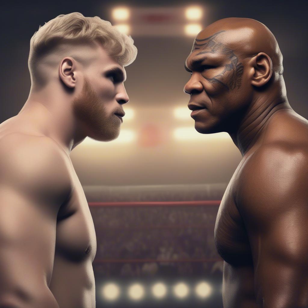 Hypothetical Jake Paul vs Mike Tyson Face-Off