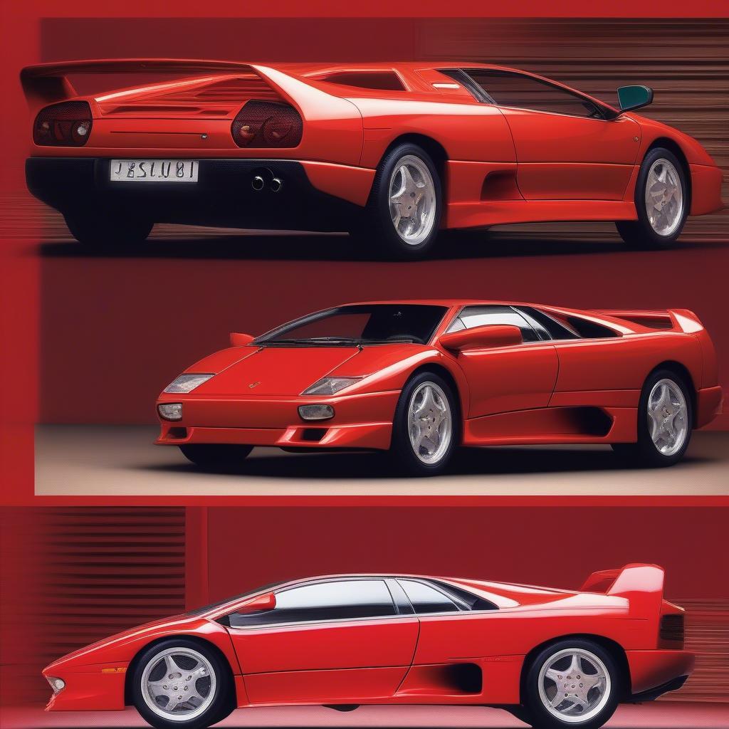Classic Red Lamborghini Diablo