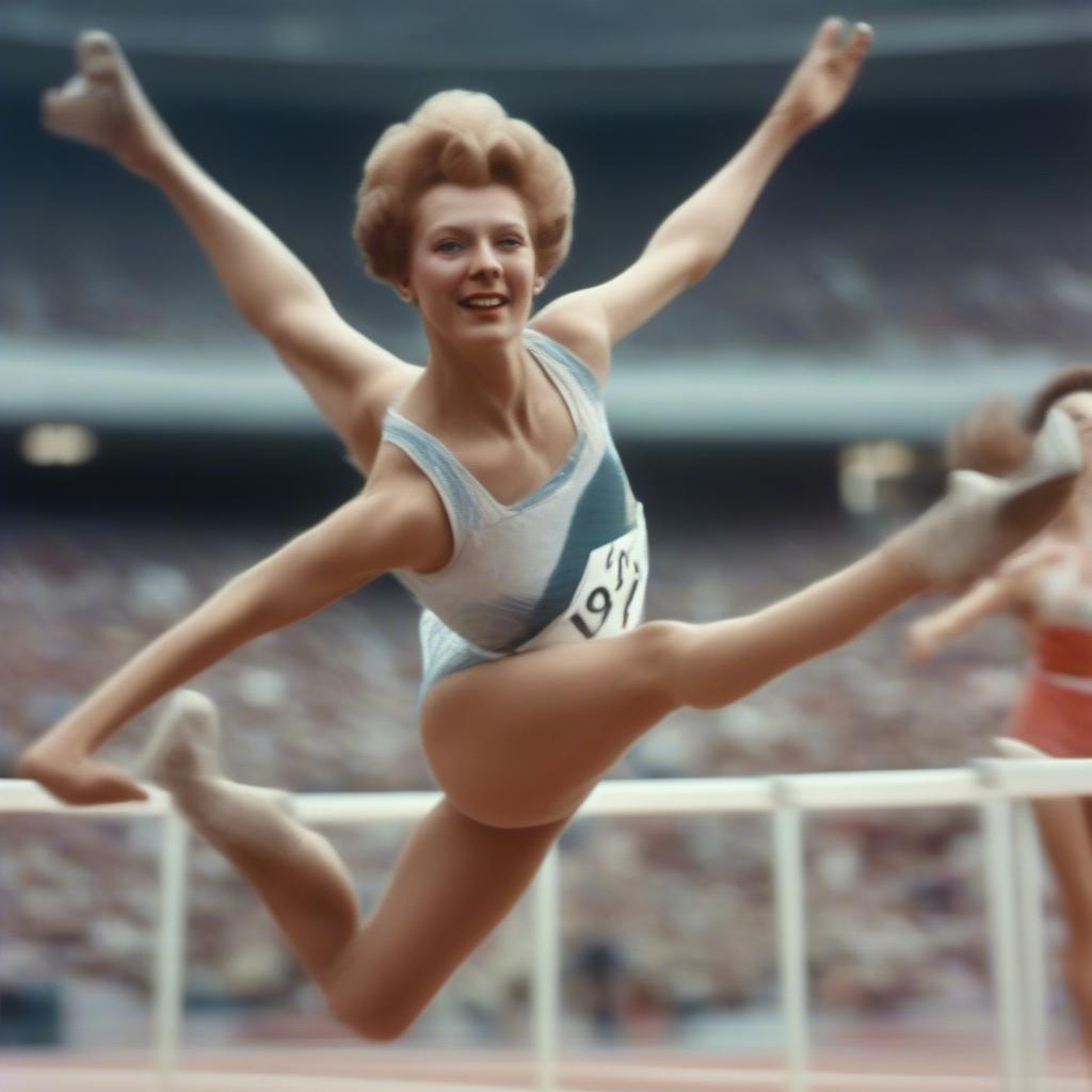 Larisa Latynina and Paavo Nurmi, two Olympic legends with multiple gold medals.