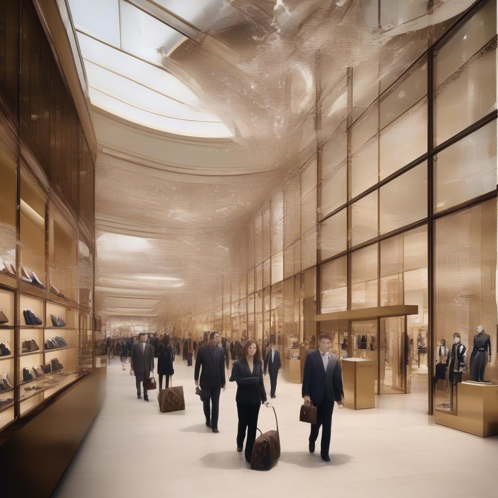 Louis Vuitton store and its economic impact