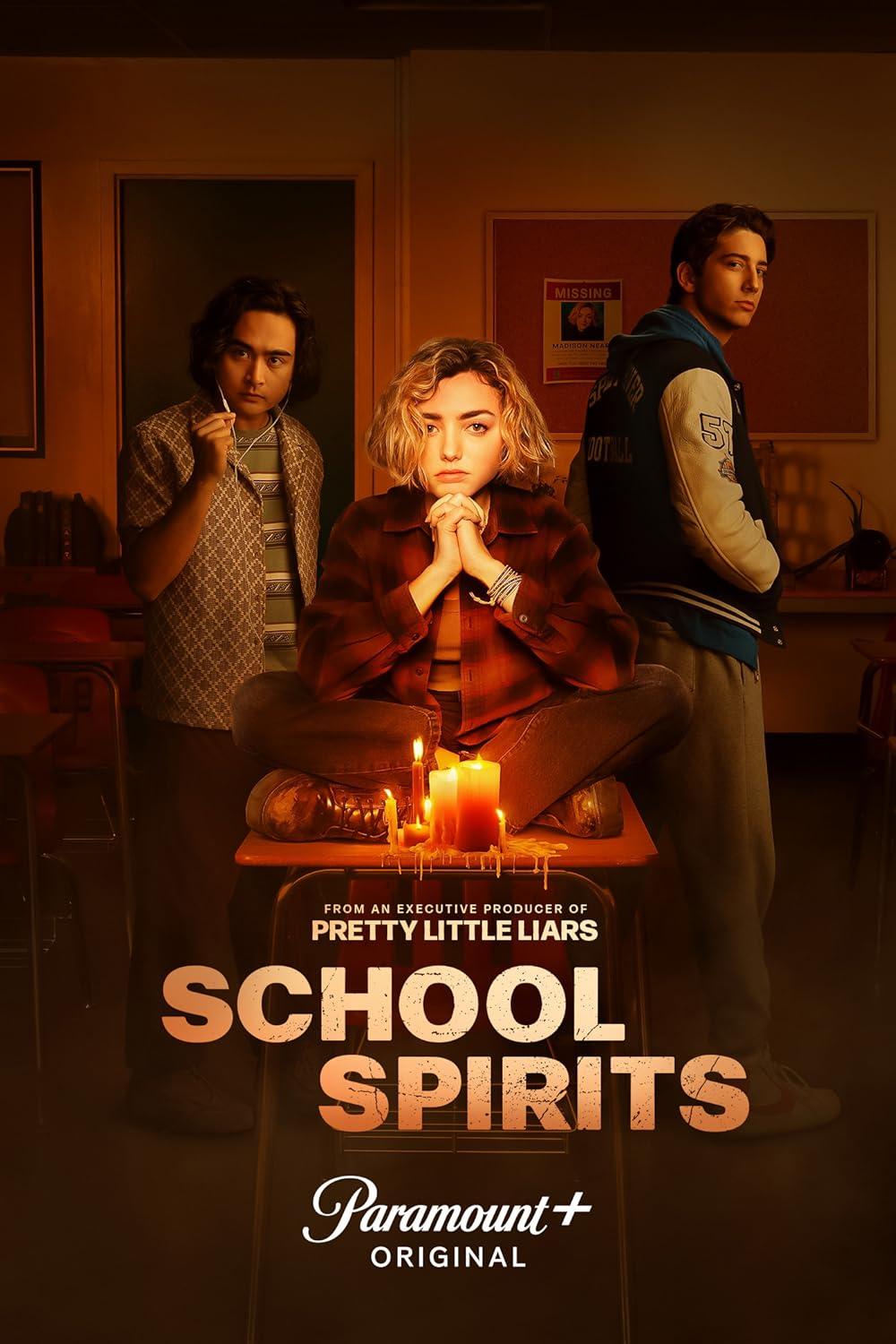 Maddie Nears in School Spirits Investigating Her Own Murder