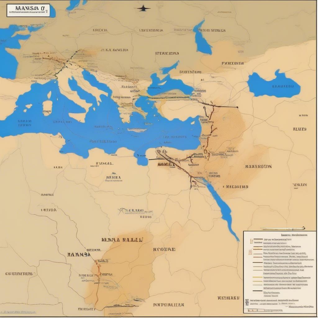 Mansa Musa and the Mali Empire Map