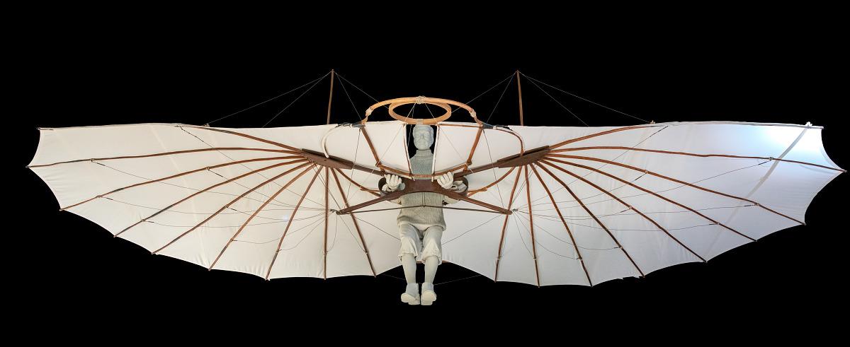Otto Lilienthal Glider Flight in 1890s