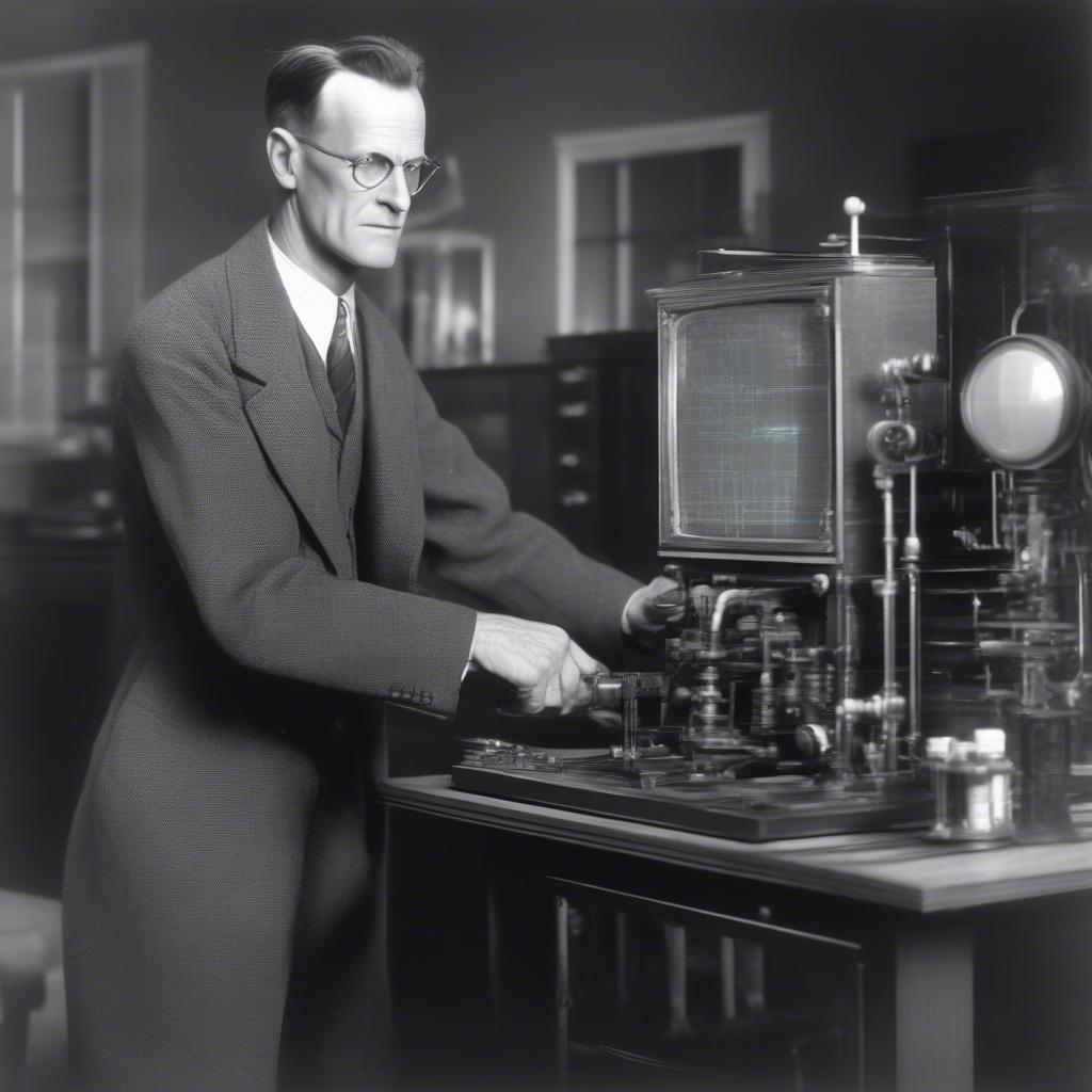 Philo Farnsworth's First TV Transmission