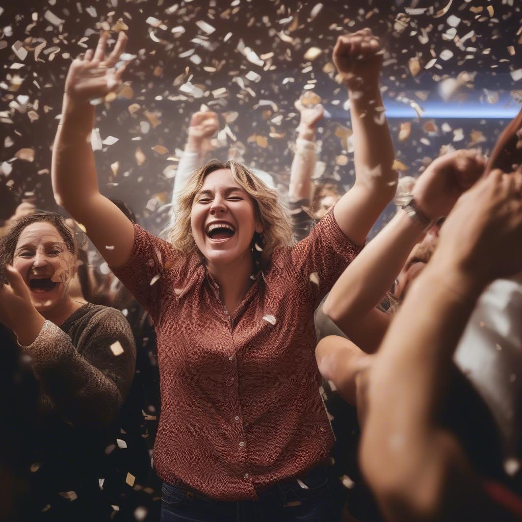 Powerball Winner Celebrates Jackpot