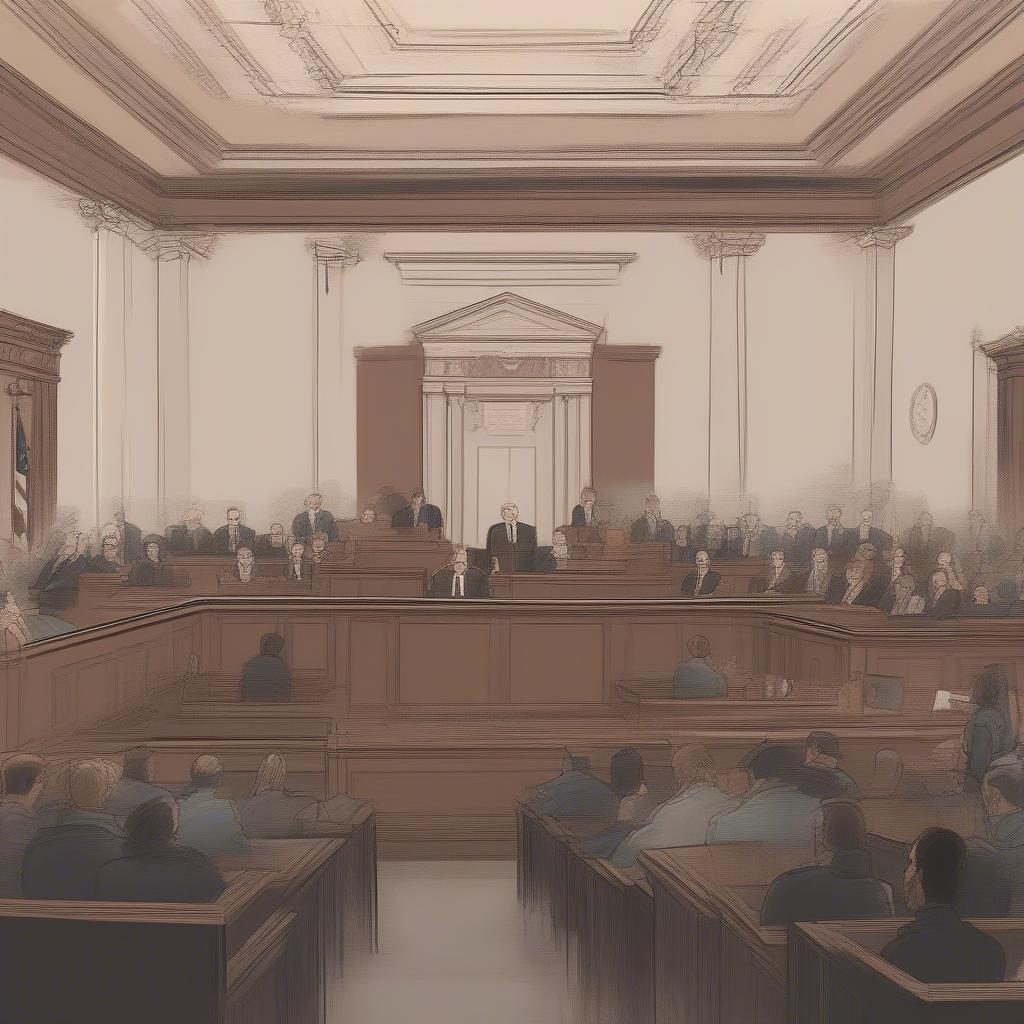 Rittenhouse Trial Courtroom Scene