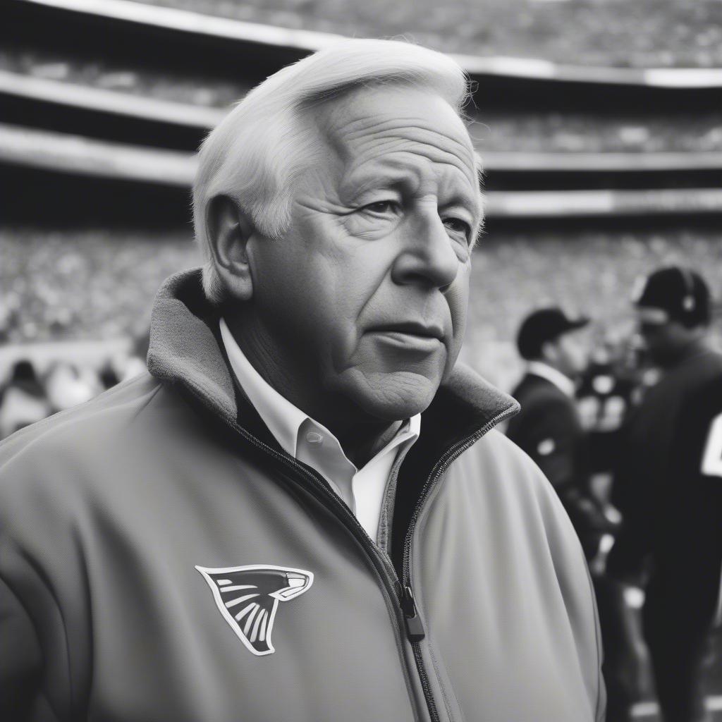 Robert Kraft in his early years with the Patriots