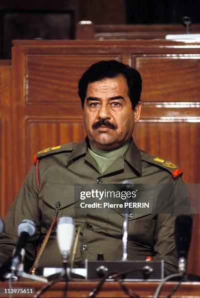 Official Portrait of Saddam Hussein