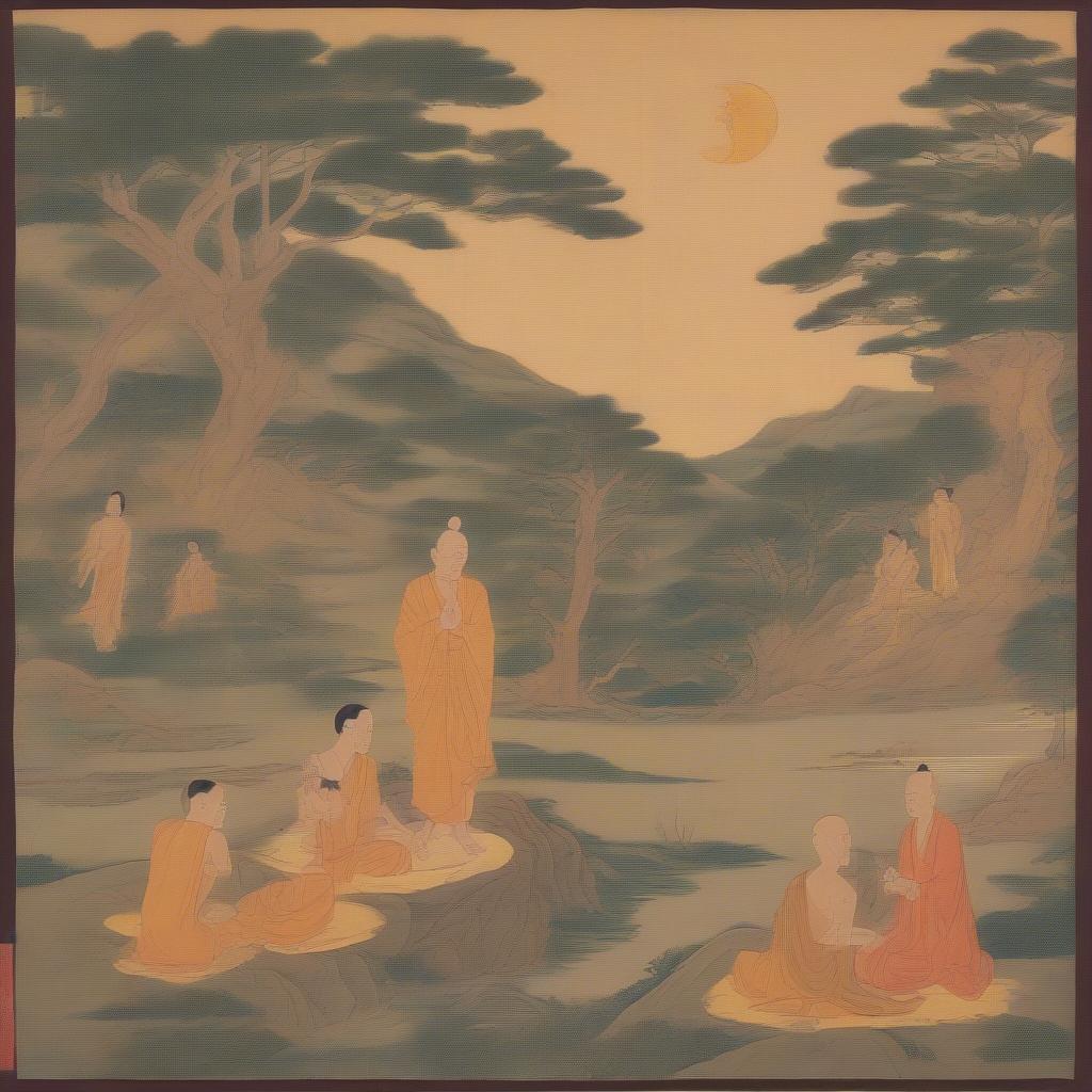 Siddhartha Gautama Encounters the Four Sights