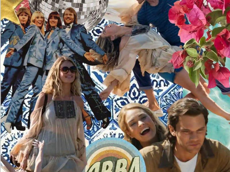 Sophie and Donna in Kalokairi with the Three Potential Fathers