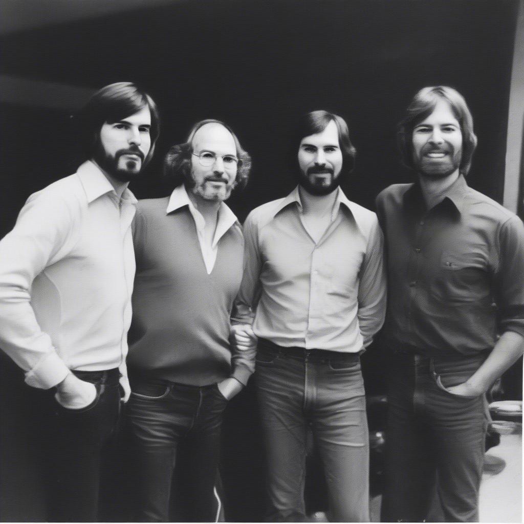 Apple Founders: Steve Jobs, Steve Wozniak, and Ronald Wayne
