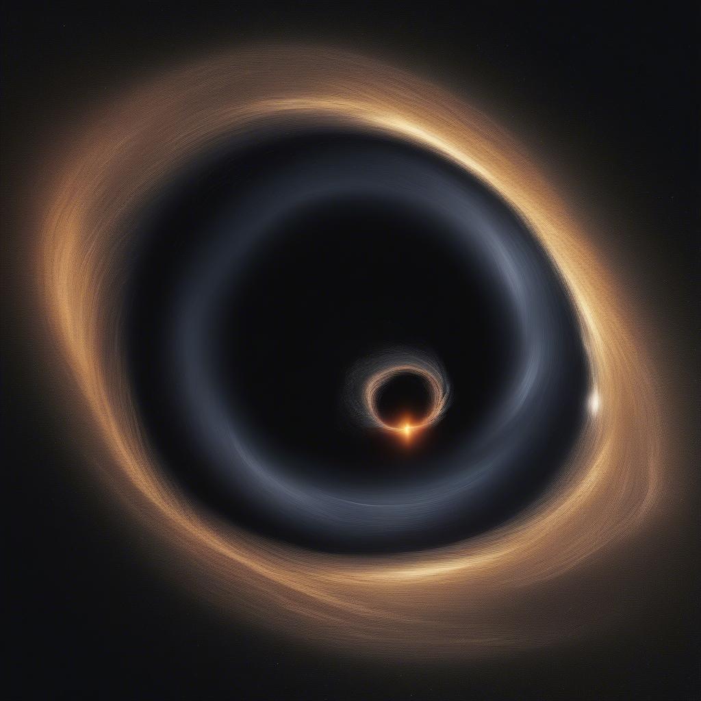 Tidal disruption event of a star near a black hole