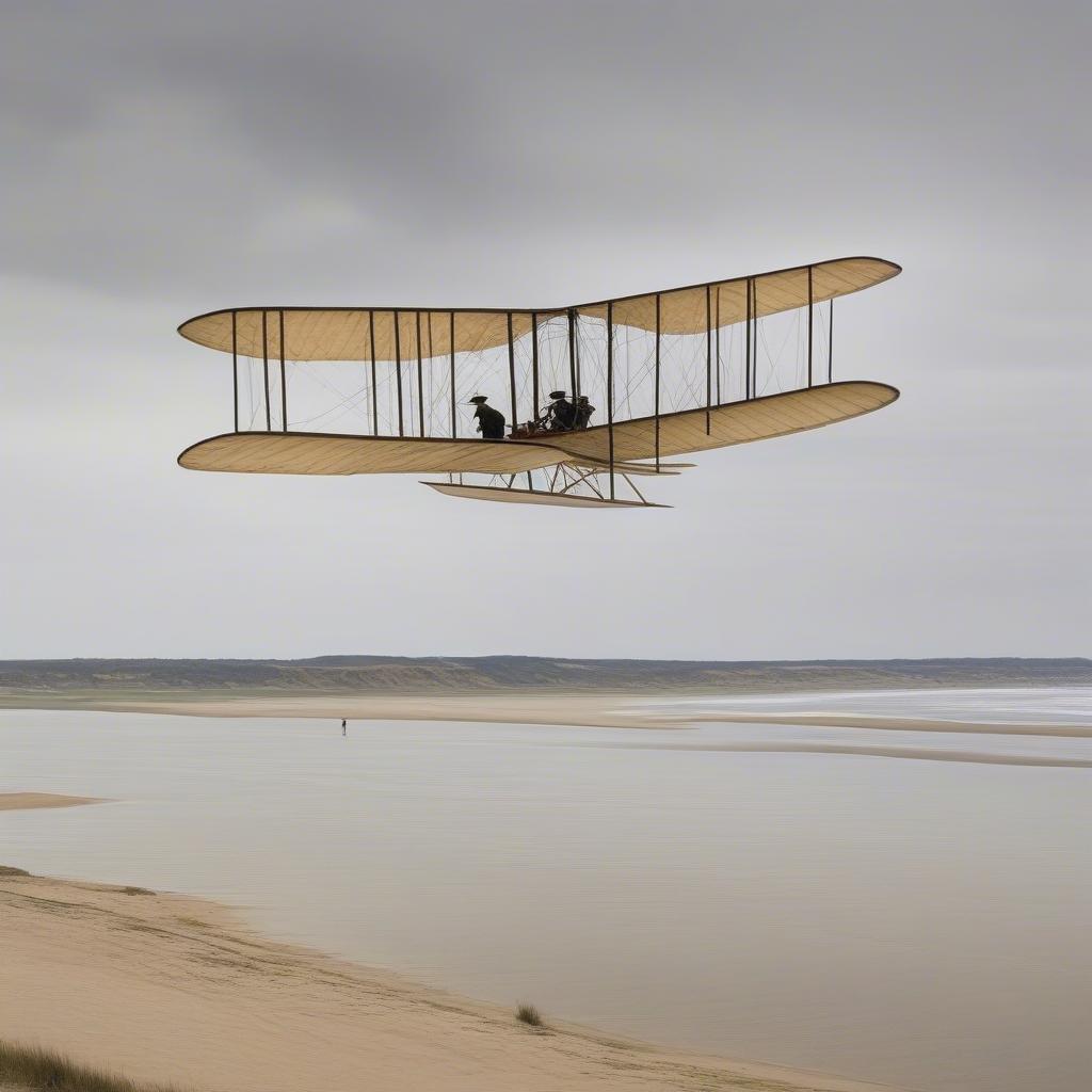 Wright Brothers First Flight at Kitty Hawk